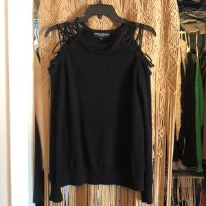 Sexy open shoulder sweater